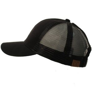 cc beanie Accessories - BLACK Messy High Bun Baseball pony- Cap cc beanie Accessories - BLACK Messy High Bun Baseball pony- Cap